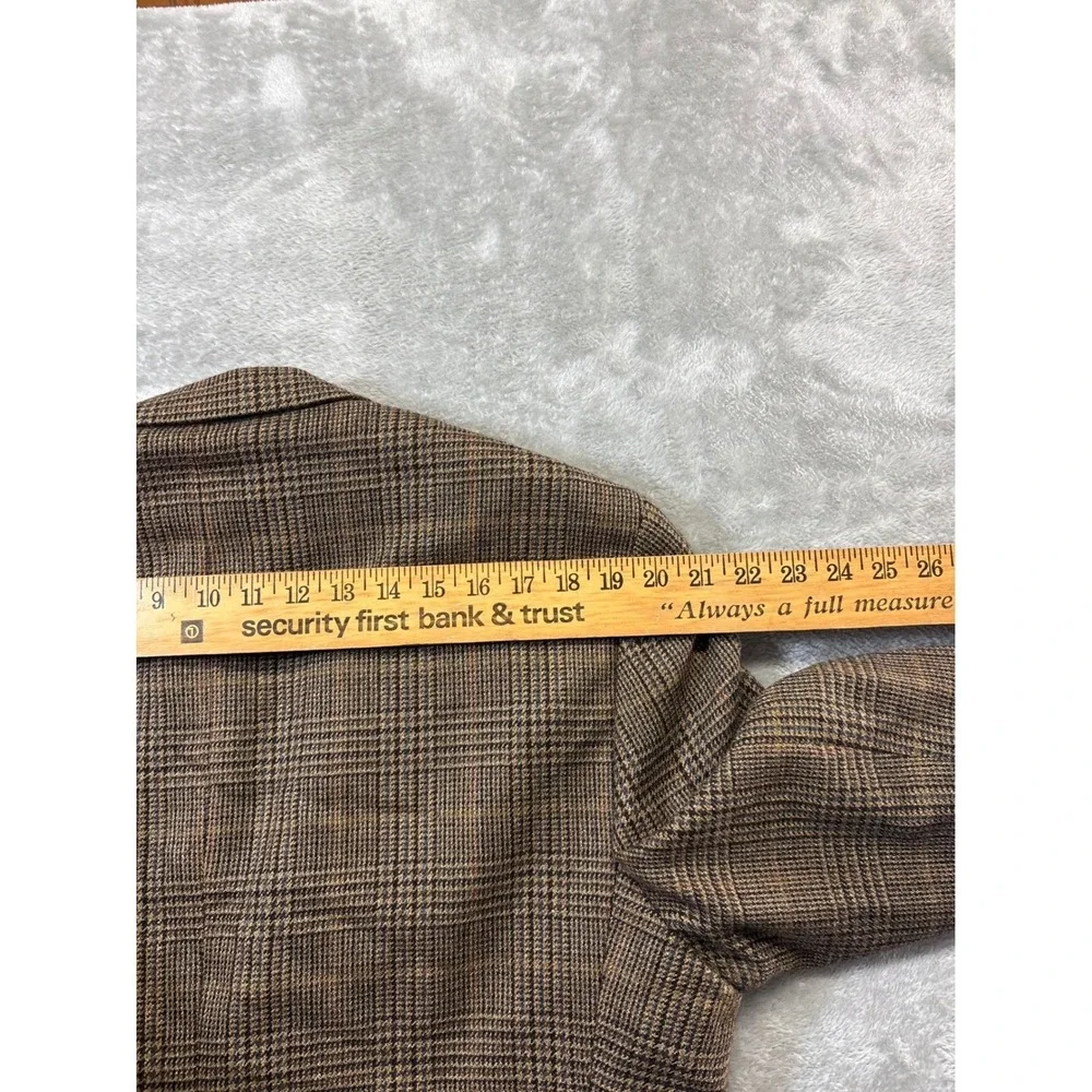 Brooks Brothers Made USA‎ Glen Plaid Wool Sport Coat Blazer